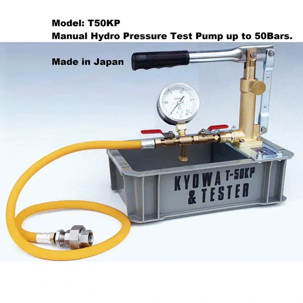 KYOWA Manual Hydrostatic Test Pump – Pipeline Testing Japan