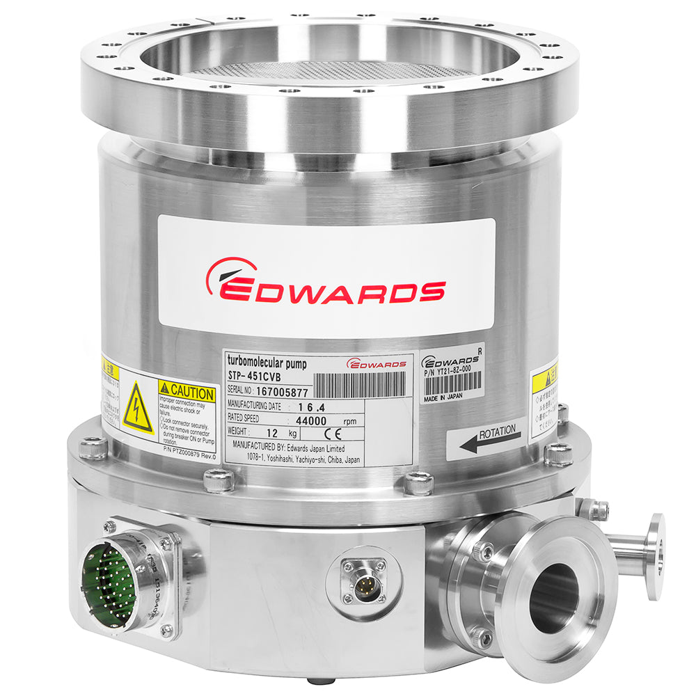 EDWARDS STP Turbomolecular Pump – High-Speed Vacuum for Semiconductor Applications