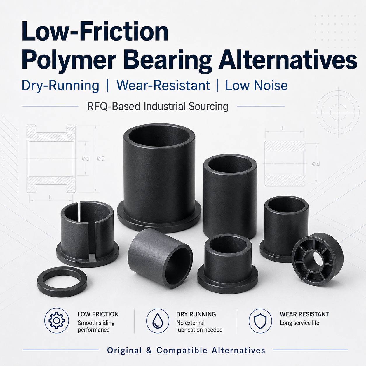 General-Purpose Polymer Bearing Alternatives