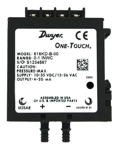 DWYER 616KD Pressure Transmitter – Industrial Differential Pressure Sensor