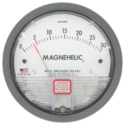 DWYER Magnehelic 2000 Differential Pressure Gauge – HVAC & Filtration Monitoring