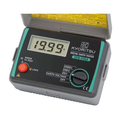 KYORITSU KEW 4105A Earth Tester – Ground Resistance Measurement for Industrial Use