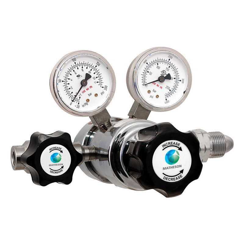 MATHESON 3100 Series Gas Regulator – High-Purity Pressure Control for Laboratory & Semiconductor Use
