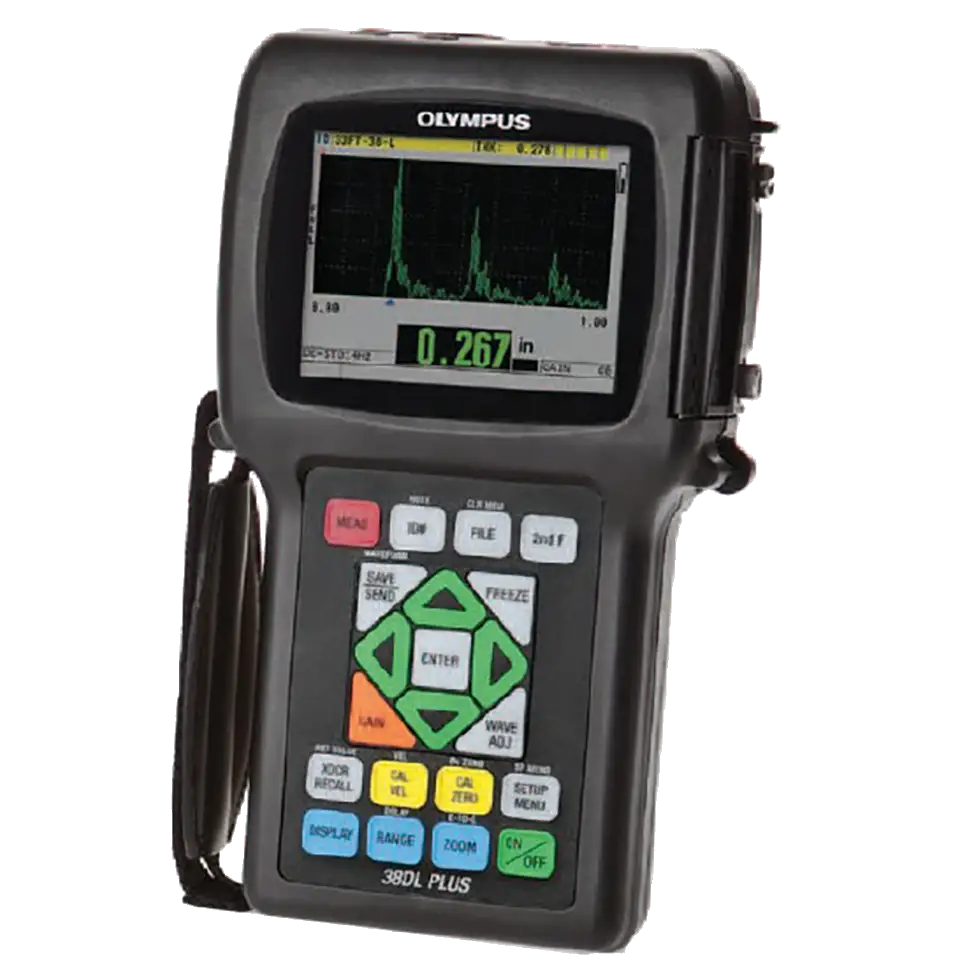 Olympus 38DL PLUS – Precision Thickness Gauge for Corrosion Measurement