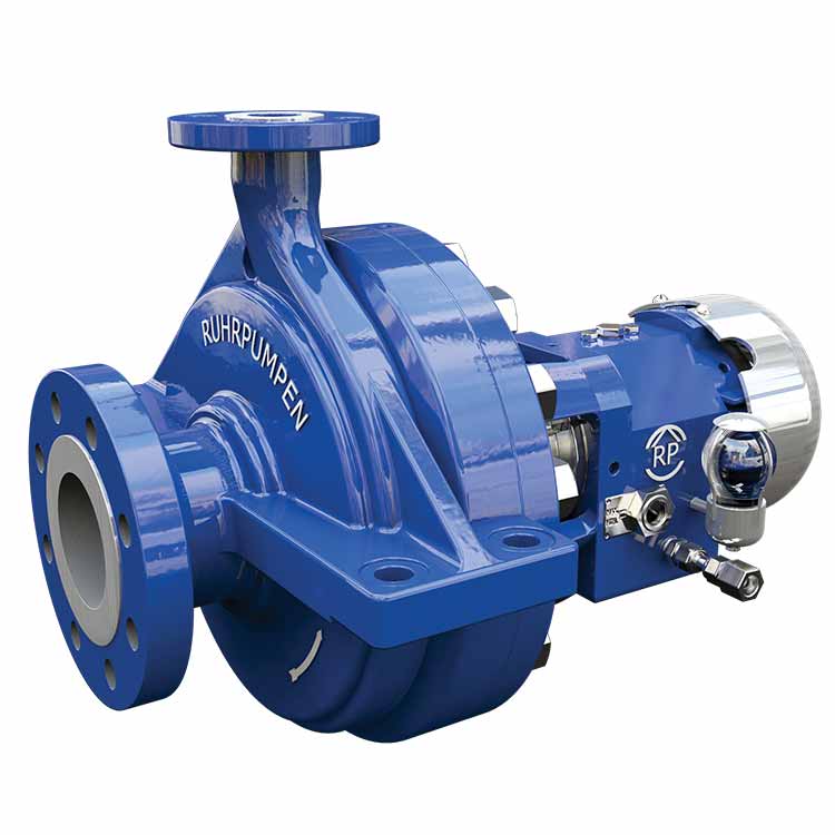Ruhrpumpen Horizontal API Centrifugal Pump – Oil & Gas Process Facility Middle East