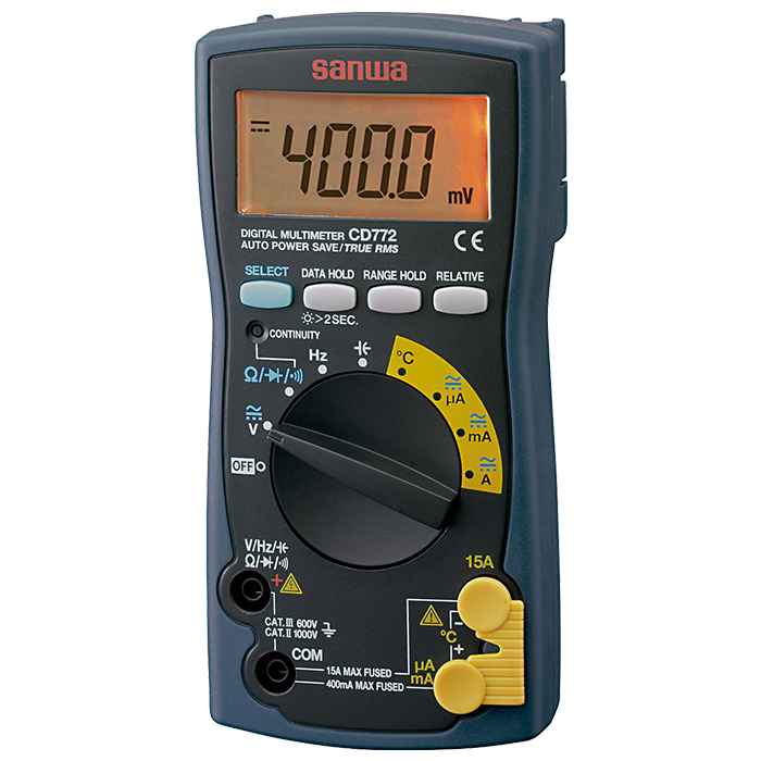 SANWA CD772 – Industrial Digital Multimeter for Maintenance Technicians
