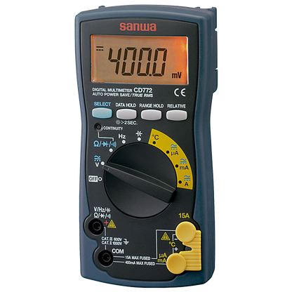 SANWA CD772 – Industrial Digital Multimeter for Maintenance Technicians
