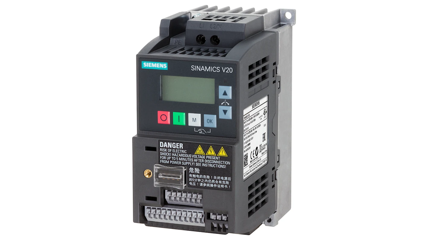 Siemens SINAMICS V20 – Variable Frequency Drive for Motor Control Applications