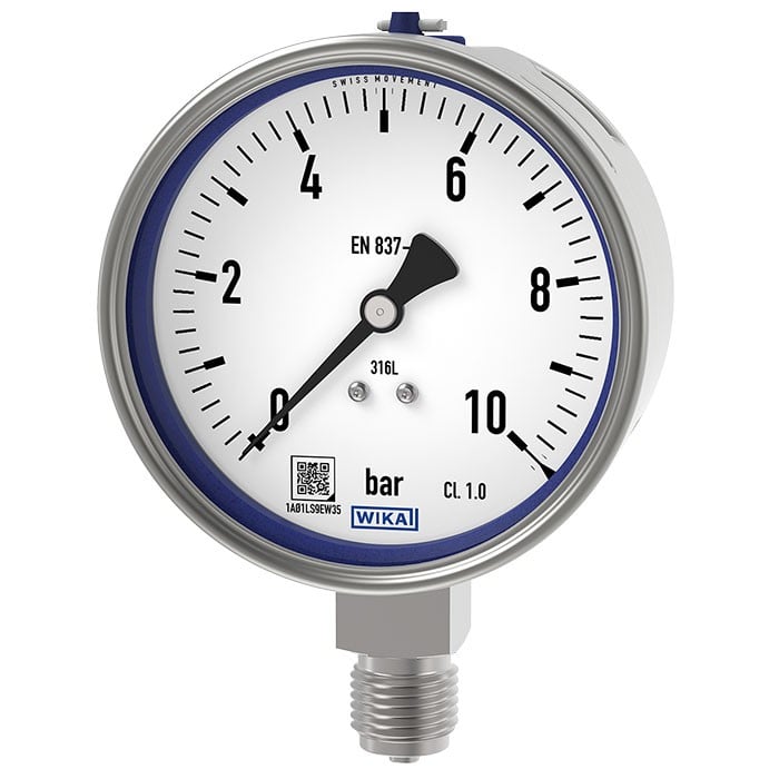 WIKA Pressure Gauge – German Precision Instrument for Oil & Gas Applications