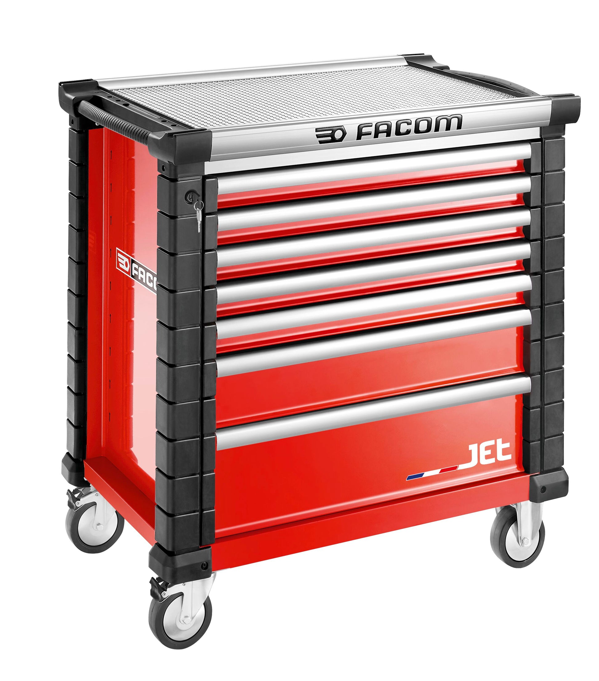 Rolling Tool Cabinet with Locking System and Casters