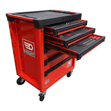 Red & Black Heavy-Duty Workshop Cabinet – OEM Industrial Design