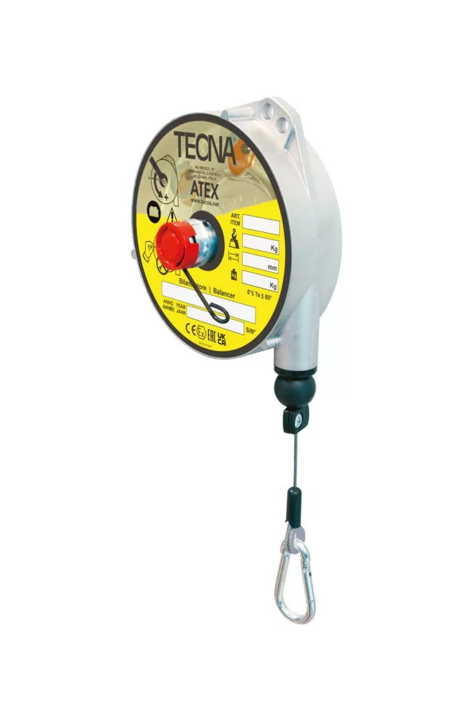 TECNA ATEX Balancers – Explosion-Proof Spring Balancers for Oil & Gas, Chemical & Industrial Safety