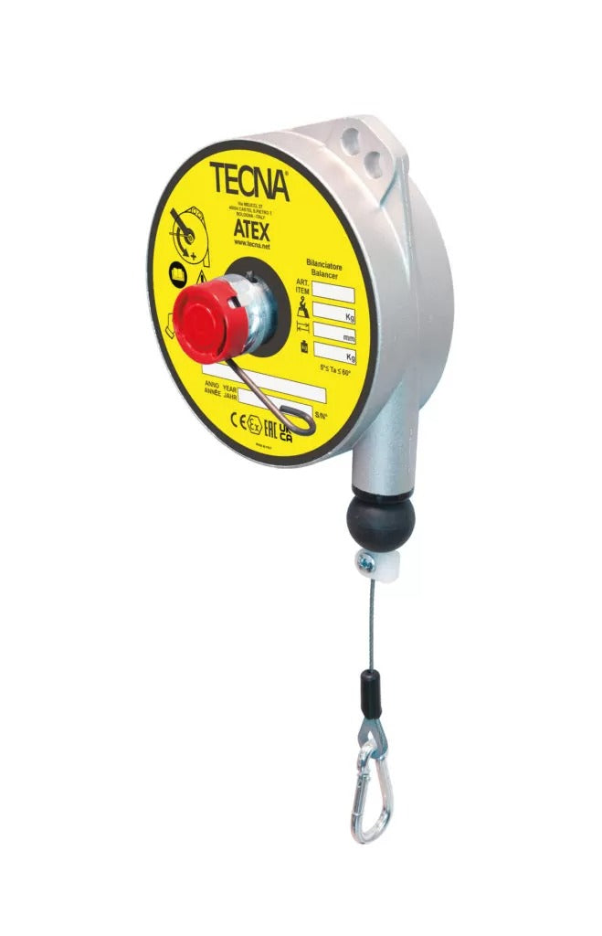 TECNA ATEX Balancers – Explosion-Proof Spring Balancers for Oil & Gas, Chemical & Industrial Safety