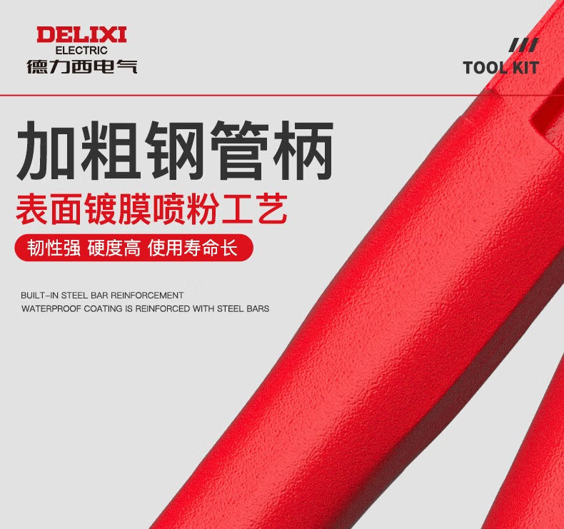 Industrial Bolt Cutter 8 Inch – Heavy Duty Rebar & Steel Wire Cutter – High Leverage Cable, Chain & Lock Cutting Pliers