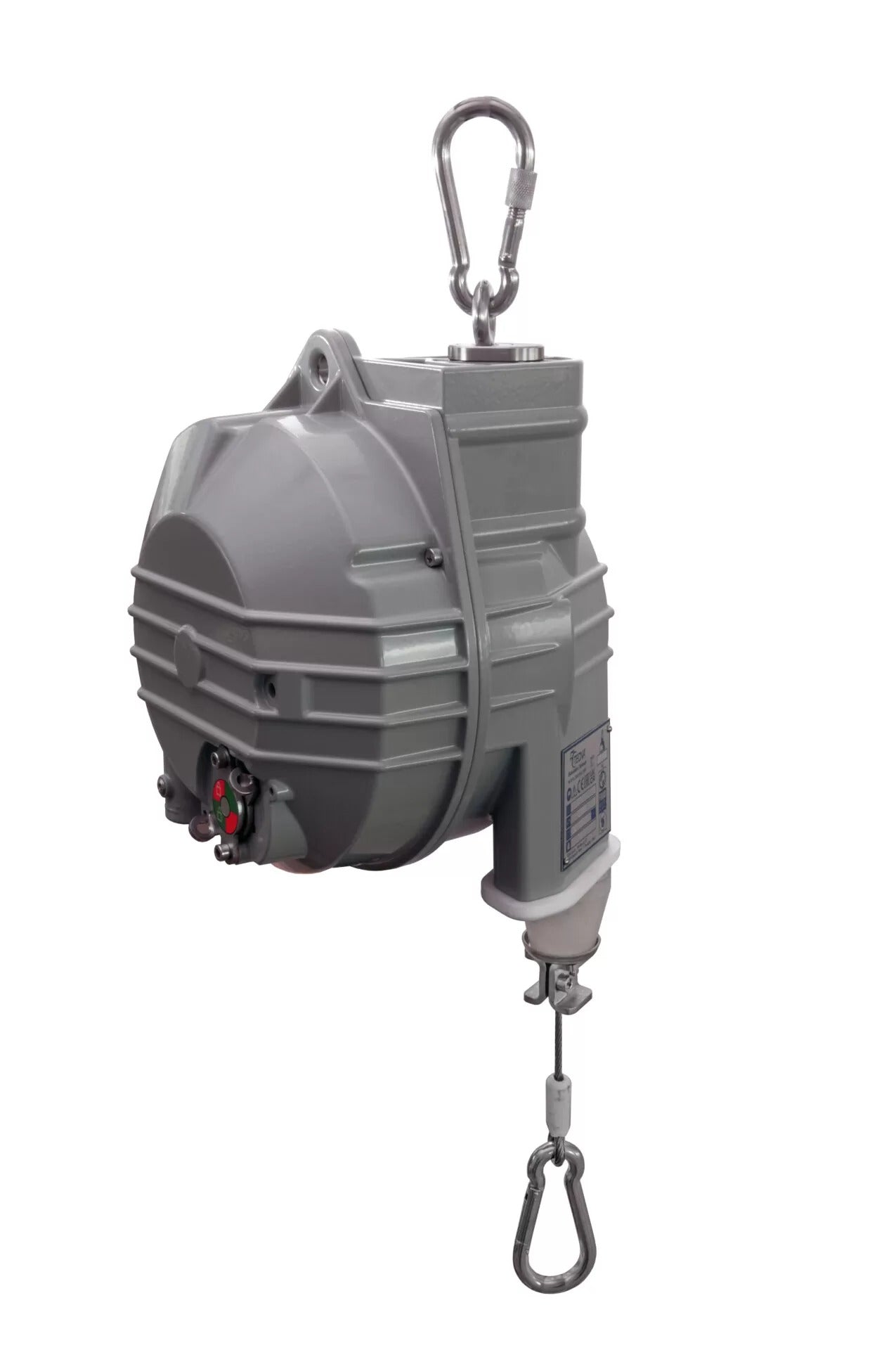 TECNA Stainless Zero Gravity & Retractor Balancers | Food-Grade NSF-H1 Certified Lifting Solutions for Meat, Dairy, Bakery & Chemical Environments